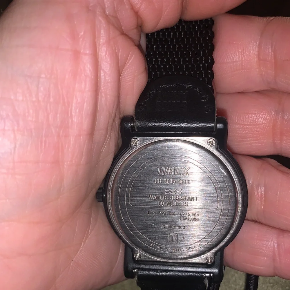 Swiss army Timex‎ Expedition Indiglo WR 50M quartz watch w/date